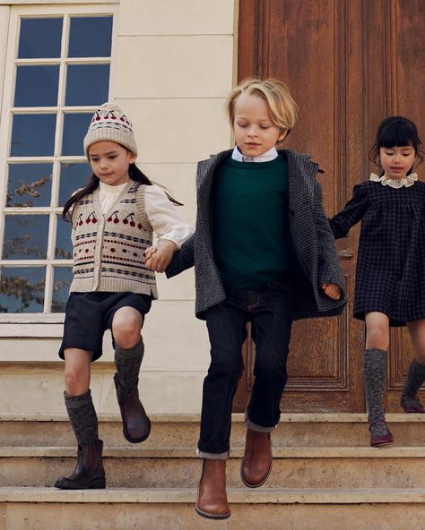 Bonpoint (@bonpoint) • Instagram photos and videos Tweed Coats, Bon Point, Preppy Office, Saved By The Bell, Biker Jackets, Tweed Coat, Drawing Lessons, Knitting For Kids, Kids Sports