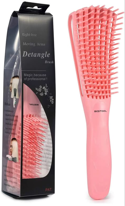 Brush for curly hair. #ad #amazonaffiliatelink 4b Natural Hair, Curly Hair Brush, Black Women Short Hairstyles, New Natural Hairstyles, Twa Hairstyles, Best Hair Care Products, Detangling Brush, 4c Hair, Natural Hair Styles Easy