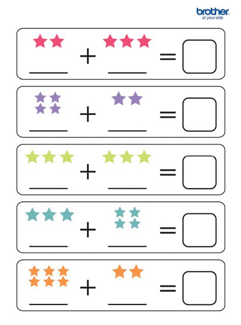 Create, customize and print custom learning activities. Leverage Brother Creative Center's learning activities templates for Math Under 5 Addition. Basic Addition For Kindergarten, Beginning Addition Activities, Maths For Year 1, Easy Addition Worksheets Free, Math Exercises For Kindergarten, Addition Within 5 Kindergarten, Addition Preschool Activities, Maths Addition Activities, Addition Activity For Kindergarten