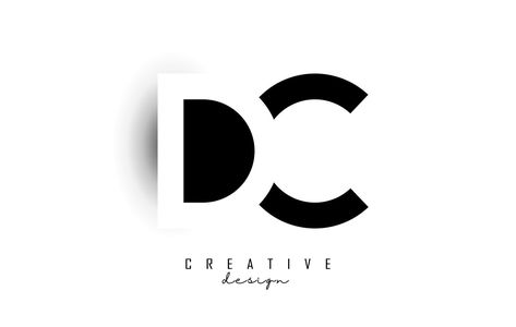 Dc Logo Design Fonts, D And C Logo, 2 Letters Logo, Dc Logo Design, D Typography, Dimension Art, Geometric Typography, D C, Logo Dc