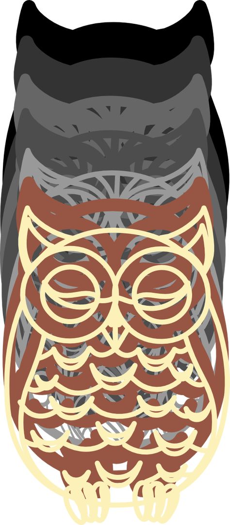 Owl Cricut Projects, Free 3d Mandala Svg Files For Cricut, Layered Paper Art Template Free, Free 3d Layered Svg Files For Cricut, Layered Laser Cut Art, Scanncut Projects, Free 3d Svg Files For Cricut, Free Layered Svg Files For Cricut, Circut Designs Free