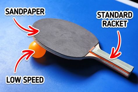 Table tennis and ping-pong are names that often describe the same game where 2 or 4 players hit a lightweight ball using solid rackets. The game takes place on a table divided by a net. Ping-pong is considered to be an informal name, and some features of ping-pong are different from those of table tennis. 5-Minute Crafts is going to tell you what table tennis and ping-pong are and how they’re different. Table Tennis Equipment, Tennis Equipment, Table Tennis Racket, Tennis Tips, Social Games, Lawn Tennis, Sports Organization, Olympic Sports, Table Tennis