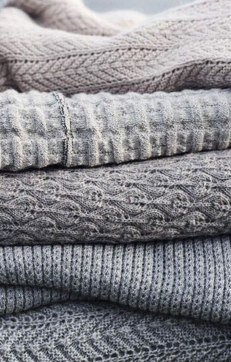 Cold Weather Comforts 50 Shades Of Grey, Shades Of Grey, Color Inspiration, Warm And Cozy, Gray Color, Textiles, Plaid, Yarn, Wool