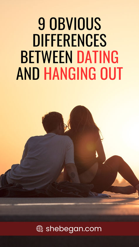 It’s important to recognize the difference between hanging out and dating. If you don’t, you might end up thinking you’re in a relationship that isn’t really a relationship. 

You may also get your hopes up for something that’s not going to happen or ignore someone who really likes you. 

Here are some ways to distinguish between dating and hanging out. How To Ask A Guy To Hang Out, Sibling Bonding, Ignoring Someone, Trust In Relationships, Building Trust, Bonding Activities, Custom Dress, Carpet Looks, Famous Authors