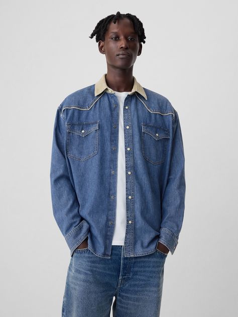 Light denim shirt