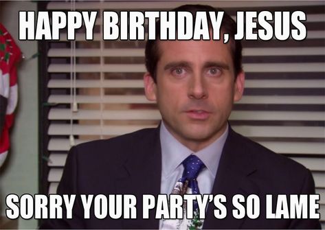 Michael Scott: Happy Birthday Jesus, Sorry Your Party is So Lame (meme) Best Michael Scott Quotes, Party Time Quotes, Funny Happy Birthday Meme, Michael Scott Quotes, The Office Show, Party Quotes, Worlds Best Boss, My Candy Love, Office Memes