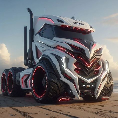 Futuristic Truck, Ford Ranger Modified, Spiderman And Venom, Futuristic Cars Concept, Classic Cars Trucks Chevy, Spiderman Venom, Bike Bmw, Future Trucks, Futuristic Motorcycle