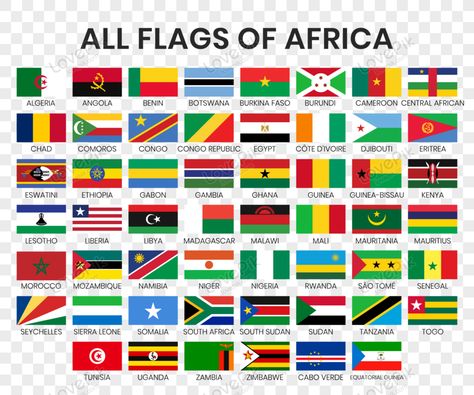 Flags Of African Countries, Flags Of Africa, World Flags With Names, Africa Countries, All African Countries, Countries In Africa, Africa Continent, Africa Flag, Countries And Flags