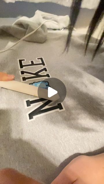 brooklyn blick on Instagram: "come make the viral nike sweatshirts with us :)  #explore #explorepage #viral #nike #craft #hobbylobby #sweater #disney" Making Nike Sweatshirts, Diy Nike Sweatshirt Iron On Hobby Lobby, Homemade Nike Sweatshirt, Diy Nike Hoodie, Nike Sweatshirts Diy, Diy Disney Sweatshirts, Diy Nike Sweatshirt, Diy Sweatshirt Ideas, Nike Craft