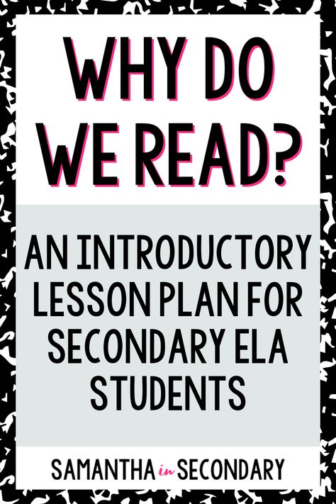 Science Of Reading High School, Ela Lesson Plans High School, Middle School Beginning Of Year Activity, High School Ela Activities, Middle School Get To Know You Activities, Middle School Ela Classroom Setup, Ela Bulletin Boards Middle School, Middle School Teacher Organization, Middle School Lesson Plan Template