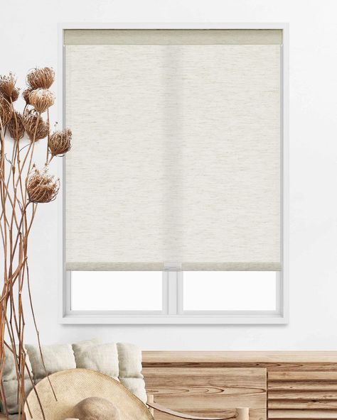 PRICES MAY VARY. Title: Persilux Free-Stop Cordless Window Shades for Home, Natural Woven Linen Fabric Light Filtering Roller Shades for Windows Room Darkening Roller Blinds for Windows, Patio (34" W x 64" H, Linen Beige). Product Type: Categories > Home Décor Products > Window Treatments > Blinds & Shades > Roller Shades Blinds For Old Windows, Shades For Sunroom Windows, Large Front Window Treatments, High End Window Treatments, Amazon Window Shades, Coastal Blinds Beach Houses, Linen Roller Shades, Linen Roller Blinds, Remote Control Window Shades