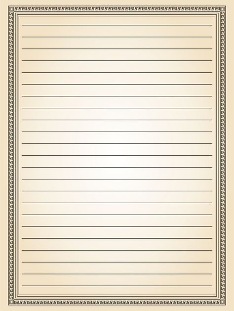 Printable Border Lined Writing Paper A4 Size Paper Border Design Printable Ruled, Printable Lined Paper With Border, Writing Paper Printable Stationery Vintage, Printable Notes Templates Writing Papers, Design Paper Printable Free Prints, Writing Paper Template Aesthetic, Ruled Paper Printable, Border Lines Design, Fear Fest