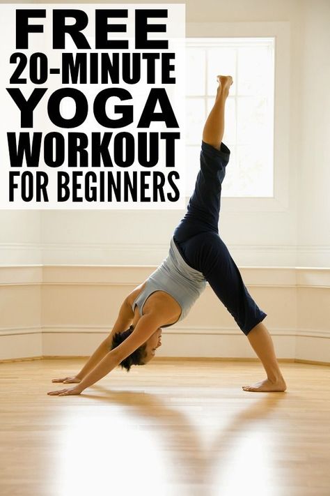 If you want to get into yoga but don't anything about yoga poses, relaxation, or meditation, this 20-minute yoga workout for beginners is for you! Yoga Workout For Beginners, Yoga Relaxation, 20 Minute Yoga, Beginner Workouts, Latihan Yoga, Yoga Beginners, Sup Yoga, Beginner Yoga, Yoga Iyengar