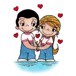 Discovering the meaning of life in each other's eyes. Awww... Love Is Drawing, Love Is Cartoon In Color, Love Is Cartoon, Love Is Comic, Love Is, Meaning Of Life, Romantic Love Quotes, Love Couple, Twin Flame