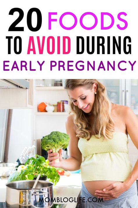 If you just found out you're pregnant then you need to know what foods to avoid during early pregnancy so that you can set yourself up for a healthy pregnancy. Here are 20 foods to avoid during your first trimester as well as the rest of your pregnancy. These tips are perfect for first time moms and new moms who need to know what not to eat right now. This post is in a list format so you can pin for later and come back to check! #pregnancy #pregnancytips #newmoms #pregnant #healthypregnancy Food While Pregnant, Pregnant First Trimester, 5 Weeks Pregnant, Pregnancy Info, Pasti Sani, Early Pregnancy, Pregnancy Information, Pumping Moms, Power Foods