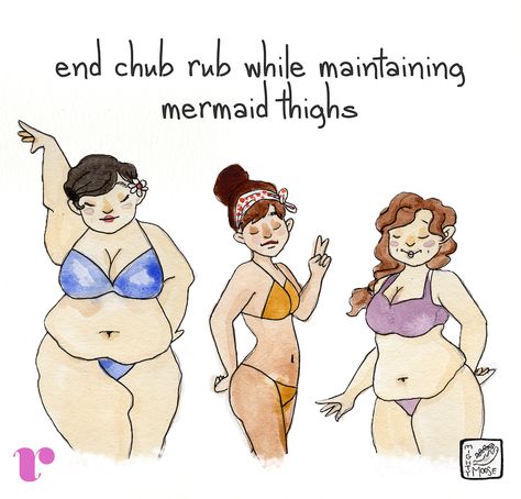 Stop The Chub Rub: 5 Easy Ways To Beat The Burn And Still Keep Your Mermaid Thighs | Ravishly Thigh Rubbing, Thigh Rub, Sausage Casing, Thigh Chafing, Chub Rub, Health Signs, Old Spice, Pure Romance, Dating Tips For Women