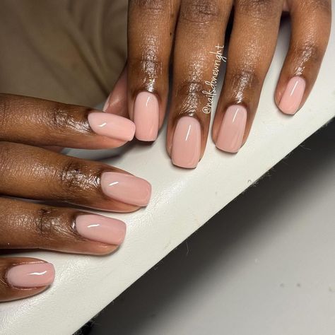 Shauna - NailsDoneWright ®️ | Both Hands 💛💫🫶🏽 @the_gelbottle_inc - BIAB - Hema Free Collection Color: Jolie | Instagram Extra Short Biab Nails, Extra Short Natural Nails, Biab Gel Nails Pink, Natural Colour Biab Nails, Short Pink Biab Nail Designs, Plain Biab Nails, Bubblegum Pink Short Nails, The Gel Bottle Inc Nails Biab Colours, Short Natural Nails