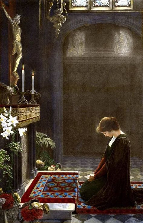 Veiled Millennial — George Henry Grenville Manton (1855-1932), ‘Jesus,... متحف فني, Types Of Prayer, Catholic Images, Art Sacre, Church Architecture, Jesus Christus, Catholic Quotes, Catholic Prayers, Catholic Art