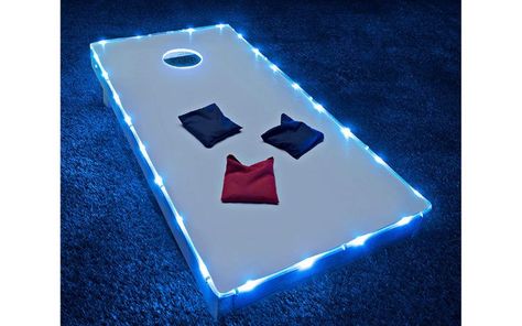 How Do You Put LED Lights in Cornhole? (6 Quick Ways) How Do You Put LED Lights in Cornhole - Where Do You Put the Lights on A Cornhole Board? How To Make a Cornhole Board Glow in The Dark? Use the link below to read the article! https://www.backyardcaring.com/how-do-you-put-led-lights-in-cornhole/ Cornhole Lights, Corn Hole Bean Bags, Bean Bag Boards, Cornhole Game, Led Rope, Led Rope Lights, Flying Toys, Cornhole Board, Bag Toss