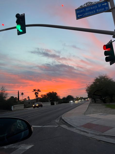 arizona sunrise sunset beauty nature aesthetic palm trees Arizona Sunrise, Arizona Aesthetic, Arizona Sunset, Beauty Nature, Summer 24, 2024 Vision, City Aesthetic, Nature Aesthetic, Sunrise Sunset