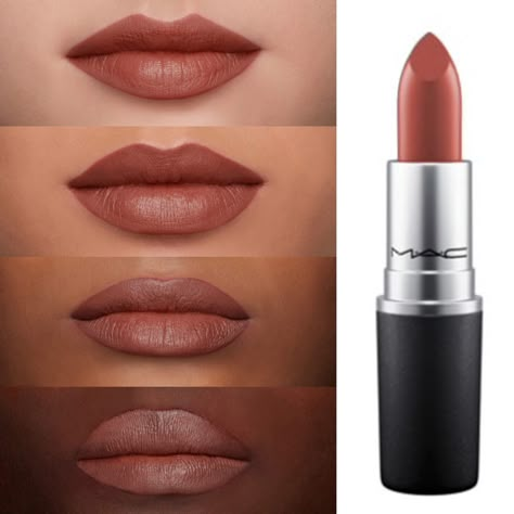 If You Loved Jen Aniston's Signature Brick-Brown Lipstick on "Friends," You'll Really Love These 7 Similar Shades Brown Red Lipstick, Mac Satin Lipstick, Rachel Haircut, Mac Lipstick Colors, Mac Lipstick Shades, Drugstore Lipstick, Lip Shades, Mac Lipsticks, Lipstick Organizer