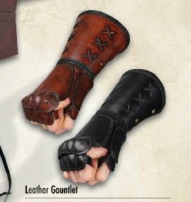 I only know what gauntlets are because of comic  books... heh... Leather Gauntlets, Sca Armor, Leather Armour, Leather Gauntlet, Costume Armour, Leather Bracers, Cosplay Armor, Larp Costume, Leather Armor