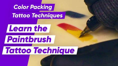 Paintbrush Technique is a Colour Packing Technique used in tattooing that's introduced by Sunny Bhanushali, the founder of Aliens Tattoo School. Color Packing Techniques - What is a Paintbrush Tattoo Technique? For more videos on tattoo shading and advanced tattoo training, visit our website: www.learnitlikealiens.com Find Tattoo tip on our YouTube Channel. #tattoo #tattoocourse #learntattooart #learntattoo #tattooart #LILA #SunnyBhanushali Packing Techniques, Practice Tattoos, Paintbrush Tattoo, Aliens Tattoo, Tattoo School, Tattoo Ink Colors, Tattoo Training, Script Tattoo, Tattoo Shading