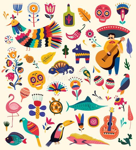 Mexican Symbols, Mexican Graphic Design, Mexican Invitations, Mexican Pattern, Mexico Map, Mexico Design, Mexican Traditions, Mexico Art, Mexican Designs