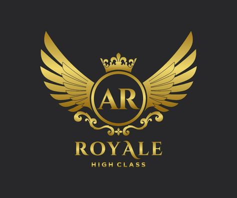 Golden Letter AR template logo Luxury gold letter with crown. Monogram alphabet . Beautiful royal initials letter. Sk Logo, Mom Dad Tattoo Designs, White Wallpaper For Iphone, Royal Logo, Design Alphabet, Friendship Photos, Vector Art Design, Pink Background Images, Beautiful Logos Design