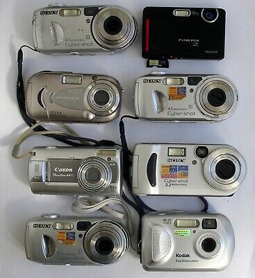 !@# JOB LOT OF  UNTESTED DIGITAL CAMERAS FOR SPARES OR REPAIR... Cute Camera, Retro Gadgets, Camera Digital, Image Swag, Poses References, Vintage Cameras, Digital Cameras, Camera Photography, Digital Camera