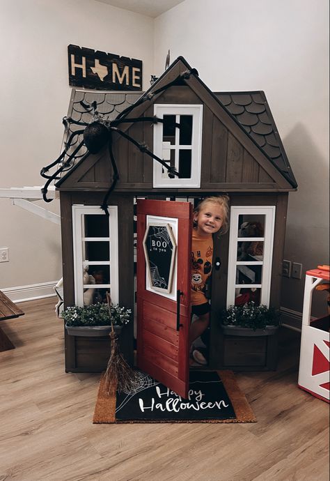 #halloween #halloweenparty #spooky #playroom #playroomfurniture #playroomgoals #playhousebuildingplans #playhouse #halloweendecoration Gothic Playroom, Halloween Playhouse, Treehouse Ideas, Halloween City, Daycare Room, Cat Enclosure, Playroom Furniture, Outside Living, Kid Room