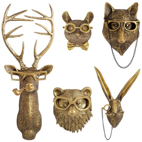 3d Animal Wall Art, Deer Head Mount, Corridor Office, Deer Heads Mount, Faux Deer Head, Office Upgrade, Animal Head Wall Decor, Animal Head Wall, Hanging Sculpture