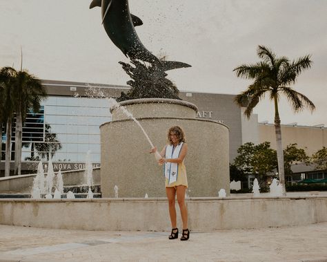 Nova Southeastern University, Southeastern University, Senior Photoshoot Poses, College Graduation Photoshoot, Showit Template, Graduation Photography Poses, University Graduation, Graduation Photography, Graduation Photoshoot