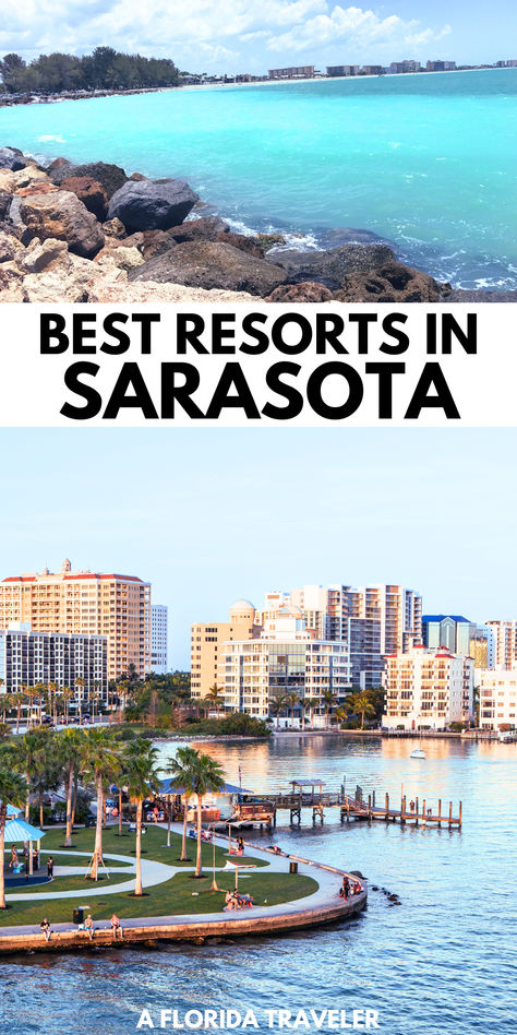 Want to stay at a nice resort in Sarasota Florida? Here are some of the top resorts to pick from. Best Beach In Florida, Miami City, Florida City, Orlando City, Sarasota Florida, City Guides, Sarasota Fl, Best Resorts, Daytona Beach