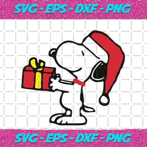 Snoopy Christmas Svg, Merry Christmas Snoopy, Christmas Svg Files Free, Funny Snoopy, Snoopy Svg, Snoopy Gifts, Cute Snoopy, Halloween Cricut, Christmas Snoopy