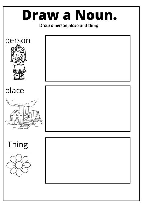 kindergarten special naming words (noun) Noun For Kindergarten, Nouns Activity For First Grade, Noun Games 1st Grade, Noun Worksheet For Kindergarten, English Manipulatives, Nouns Worksheet 1st Grade, Nouns For Kindergarten, Jolly Grammar, Nouns Worksheet Kindergarten