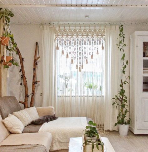 Cortina Boho, Macrame Window Curtain, Hippie Curtains, Rideaux Boho, Cortinas Boho, Macrame Door Curtain, Macrame Curtain, Boho Curtains, Outdoor Curtains