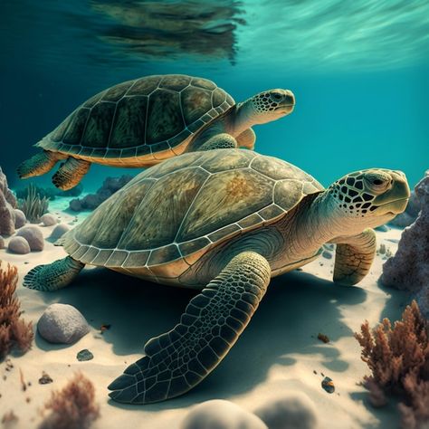 Pictures Of Turtles, Turtle Tattoo Ideas, Turtle Pictures, Sea Turtle Pictures, Pet Birds Parrots, Sea Turtle Painting, Turtle Images, Ocean Currents, Turtle Pond