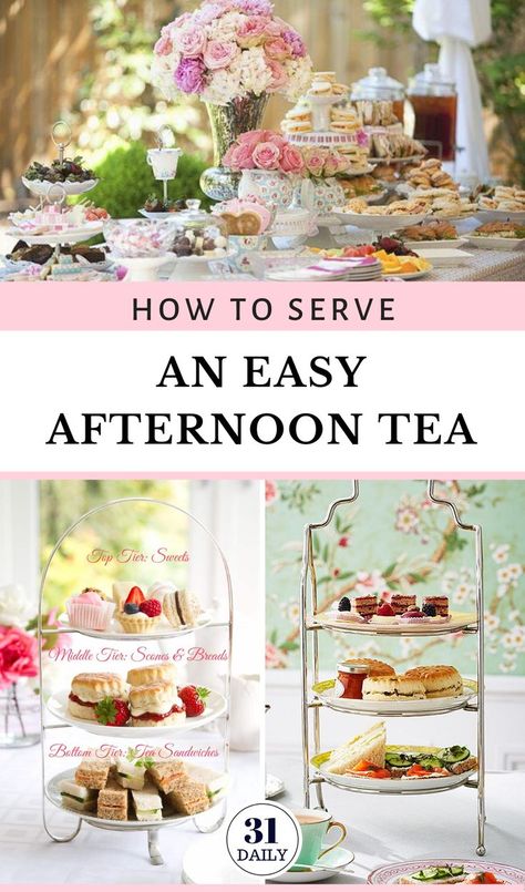 Tea Party Menu, Poetry Tea, Tea Party Sandwiches, Tea Etiquette, Bohemian Birthday, Buffet Dessert, Afternoon Tea Cakes, English Tea Party, Afternoon Tea Recipes