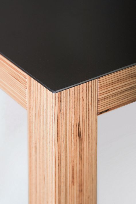 Laminated Veneer Lumber from BauBuche Can Carry Heavy Loads | Woodworking Network Laminated Wood Furniture, Clapham House, Plywood Coffee Table, Laminated Veneer Lumber, Table Saw Accessories, Home Porch, Birch Ply, Plywood Furniture, Diy Interior