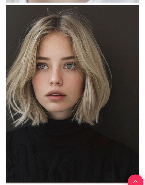 Short Blonde Hair Fine, Blonde Bob Oval Face, Cute Short Blonde Haircuts, Air Dried Bob, Bob Blonde Hair, Dark Blonde Bob, Naturally Blonde Hair, Short Blonde Haircut, Bob Haircut Blonde