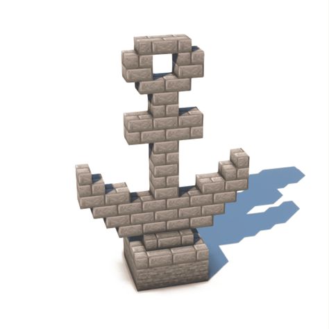 Anchor Lighthouse Build Minecraft, Minecraft Pirate Ship House, Minecraft End Design, Minecraft Lighthouse Tutorial, Minecraft Anchor, Minecraft Beacon Builds, Minecraft Lighthouse Ideas, Minecraft Beacon Ideas, Minecraft Harbor