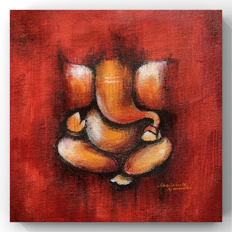 #watercolors #daily #illustration 
#artistsoninstagram #artwork #artoftheday 
#drawing #watercolorsketch #watercolorist 
#gallery #watercolourpainting #watercolordaily
 #watercoloring #sketch #aquarellepainting Ganeshji Acrylic Painting, Ganpati Modern Art Painting, Ganesha Art On Canvas, Ganesh On Canvas, Ganesha Art Abstract, Leaf Ganesha Paintings, Vinayagar Canvas Painting, Ganesha Easy Painting, Ganesha On Canvas