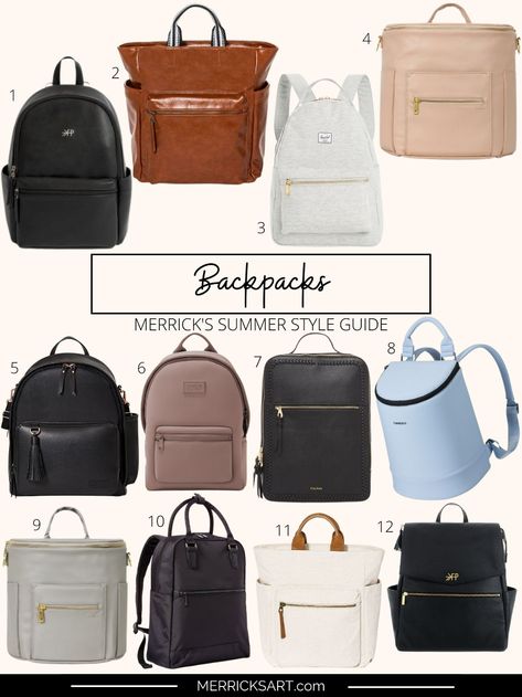 Mom-Friendly Backpacks for Summer - My Favorite Picks | Merrick's Art Hershel Backpack, Target Backpack, Mom Backpack, Cute Mini Backpacks, White Backpack, Skip Hop, Commuter Bag, Diaper Bag Backpack, Cool Backpacks