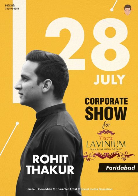 Work Mode | Corporate Show | Terra Lavinium |  Standup Comedian - Character Artist   #Gutthi #Kejriwal #BabaRamDev Show Posters, Baba Ramdev, Character Artist, Mumbai India, Comedians, Mumbai, Stand Up, Poster Design, Branding