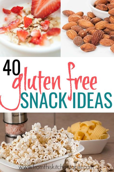 Gluten Free Snack Ideas, Gluten Free Snacks For Kids, Road Snacks, Gluten Free Snack, Enchilada Pasta, Layer Bars, Dairy Free Snacks, Almond Chocolate, Gluten Free Kids