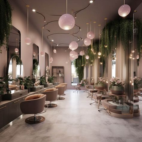 Tips For Creating a Relaxing and Inviting Salon Atmosphere | jiffyhair Victorian Salon Decor, Futuristic Salon Interior Design, Hair Salon Decor Ideas, Luxury Salon Interior Design, Parlor Design, Hidden Locker, Solo Esthetician Room, Esthetician Studio, Solo Esthetician