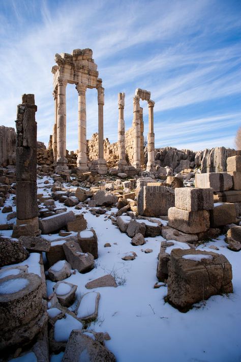 Roman Temple. Ruins, Faqra, Lebanon #Sponsored , #ad, #sponsored, #Temple, #Faqra, #Ruins, #Roman Greek Temple Ruins, Faqra Lebanon, Ruins Architecture, Roman Temple, Adventure Ideas, Temple Ruins, Roman Ruins, Painting References, Greek Temple