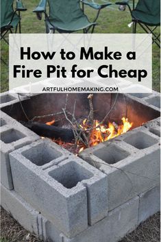 Outdoor Fire Pit Diy, Diy Fire Pit Cheap, Bbq Ideas Backyard, Backyard Bbq Ideas, Backyard Firepit Area, Aesthetic Backyard, Cheap Fire Pit, Backyard Aesthetic, Make A Fire Pit