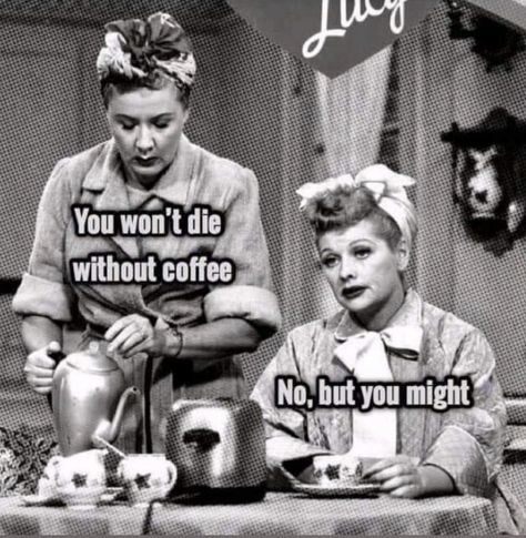 you won’t die without coffee. no, but you might. Kaffe Humor, Good Morning Meme, Funny Coffee Quotes, Morning Memes, Italian Humor, Humor Mexicano, 10 Funniest, Love Lucy, Coffee Is Life